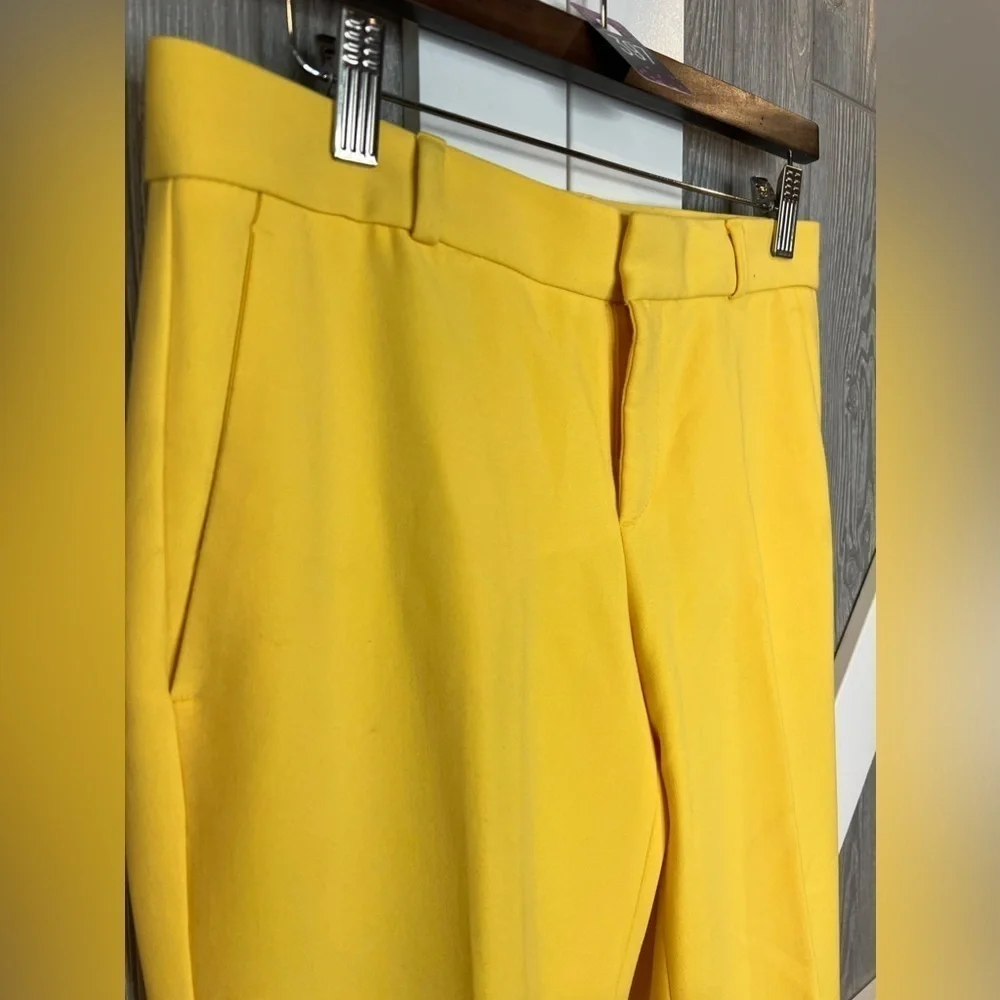 397. Banana Republic Bright Yellow Logan Dress pants 2 - Picture 3 of 6